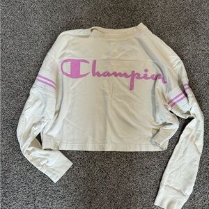 Champion long sleeve crop top